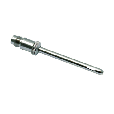 type 0690 04 short straight nickel-plated brass nozzle, female thread